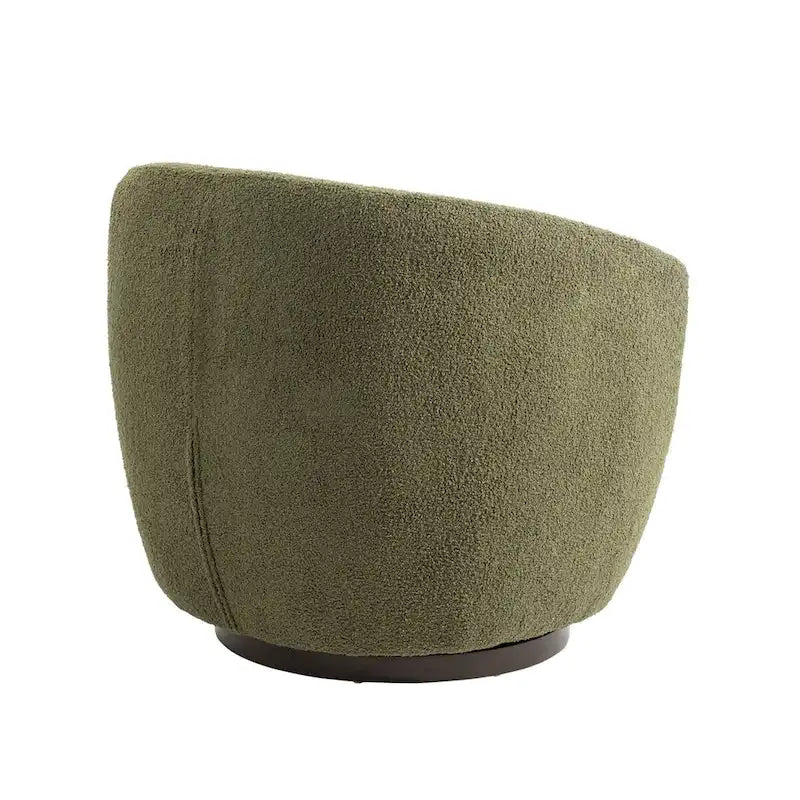 Fauteuil cabriolet pivotant rembourré avec rangement intégré
