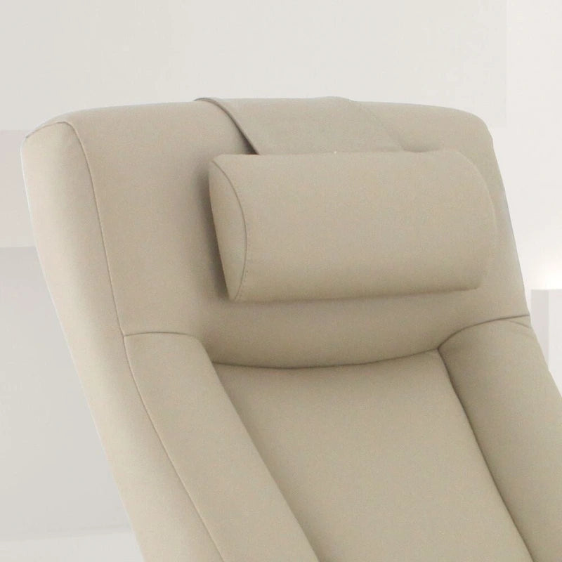 Oreiller cervical en cuir pleine fleur