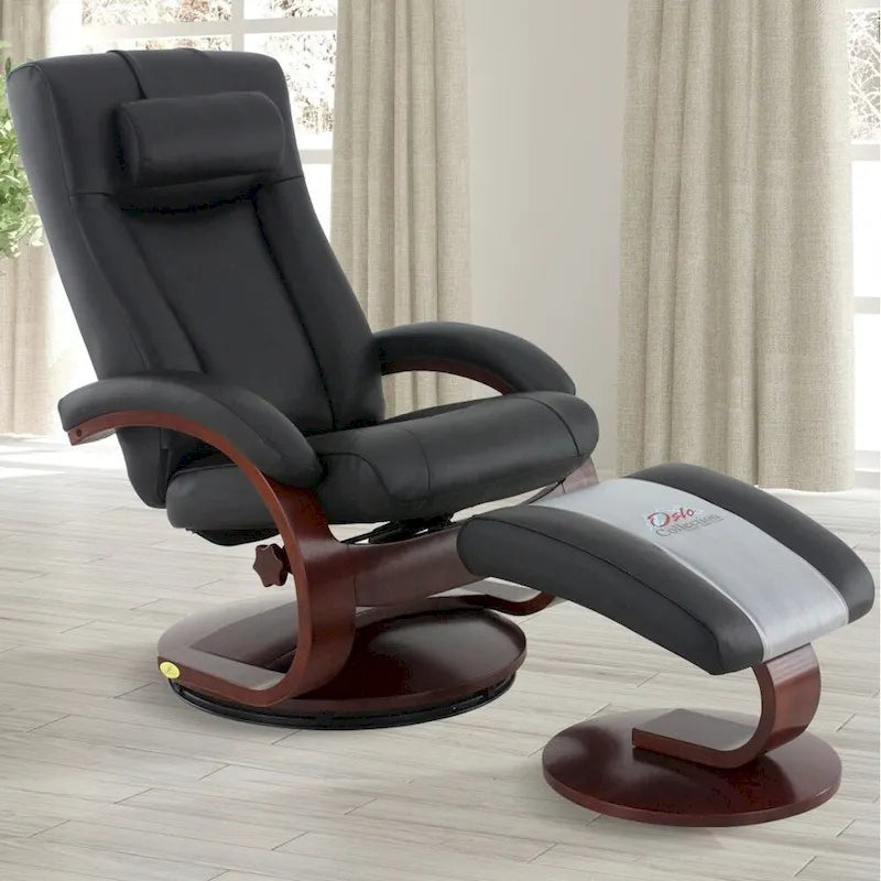 Oreiller cervical en cuir pleine fleur