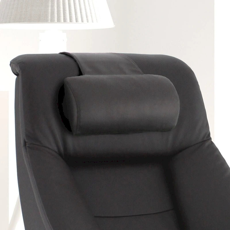Oreiller cervical en cuir pleine fleur