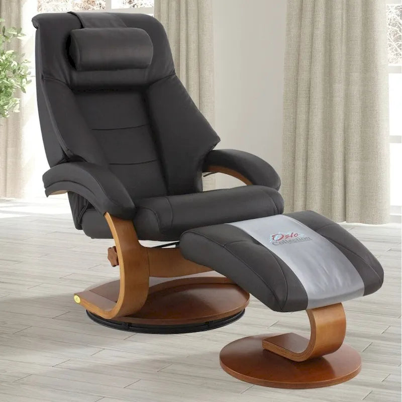 Oreiller cervical en cuir pleine fleur