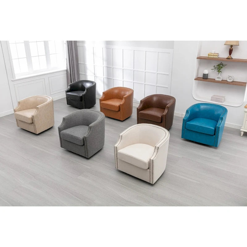 Fauteuil pivotant pour le salon – Durable et élégant