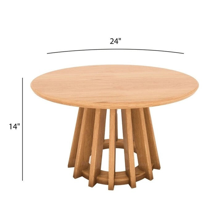 Petite table de bistrot ronde de 99 cm pour 2 à 4 personnes
