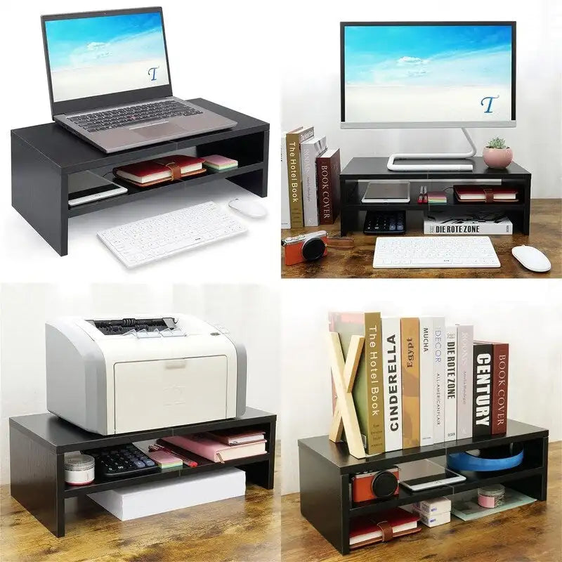 Rehausseur de moniteur à deux niveaux