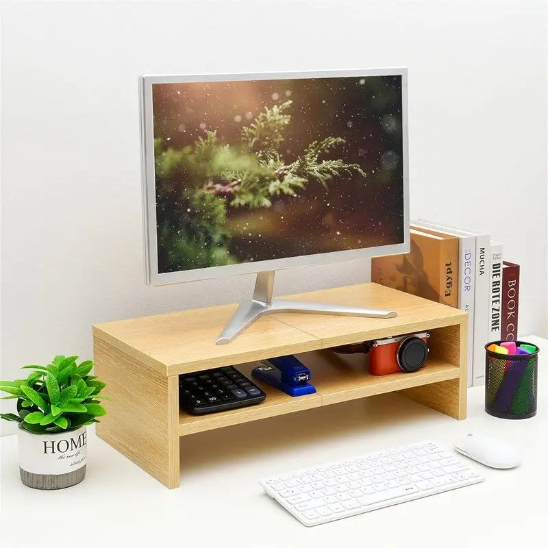 Rehausseur de moniteur à deux niveaux