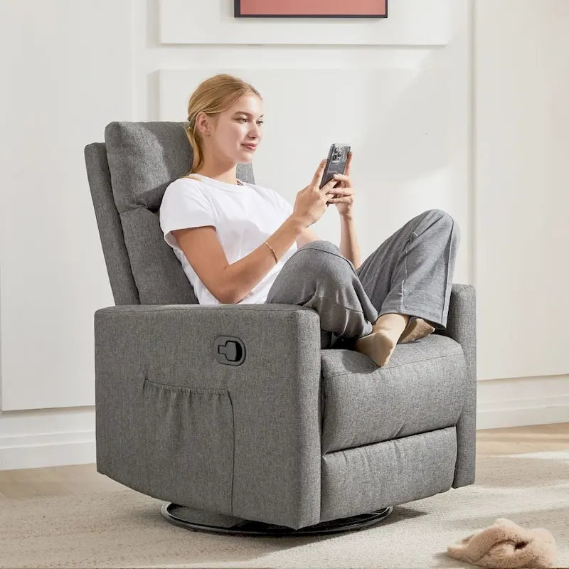 Fauteuil inclinable en tissu Canapé simple