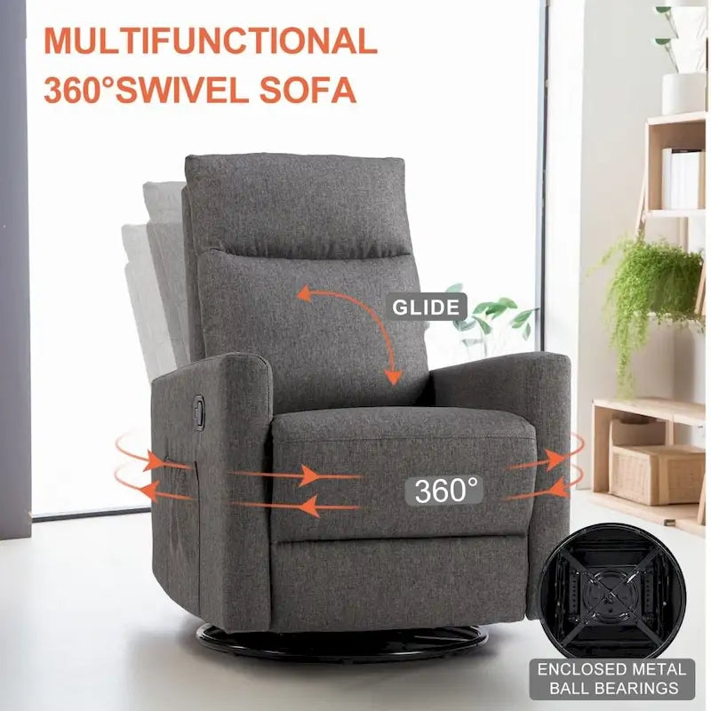 Fauteuil inclinable en tissu Canapé simple
