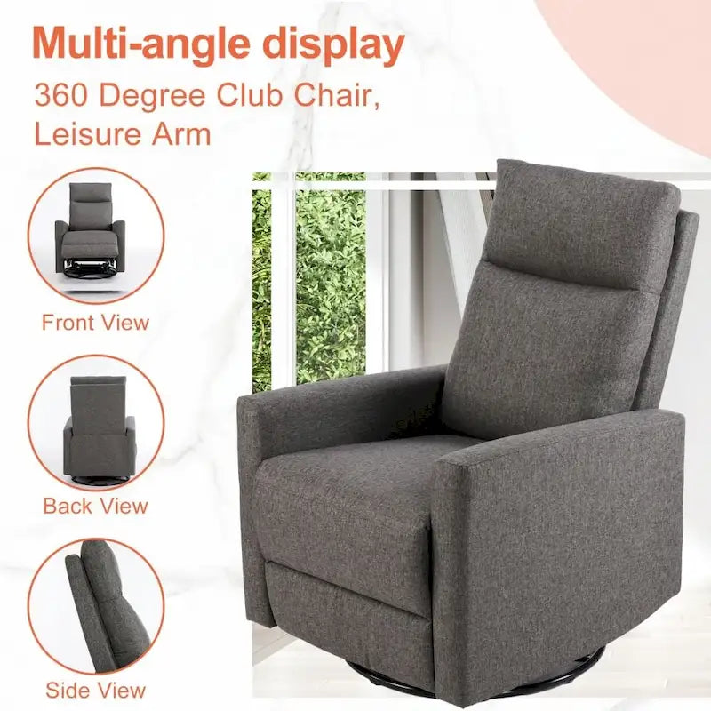 Fauteuil inclinable en tissu Canapé simple