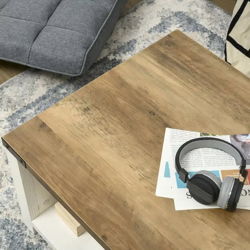 Table basse avec rangement et tiroir