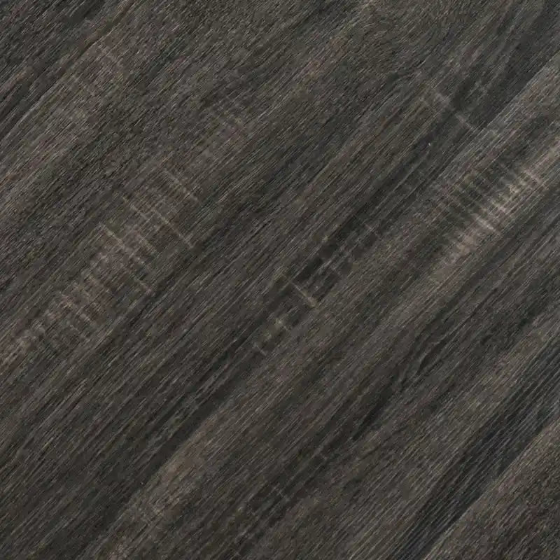 Table à manger ronde gris foncé / noire - 90 cm x 90 cm x 75 cm