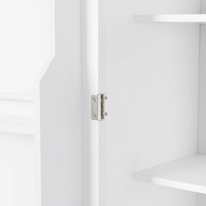 Meuble de rangement pour salle de bain avec portes et tiroir