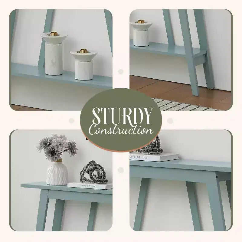 Kings Brand Furniture – Console étroite avec étagère de rangement pour couloir, entrée, vestibule, salon