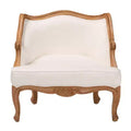 Chaise d'appoint Sylvestra Bali & Pari : assise basse, bois de bayur, rembourrage en mousse, aucun assemblage requis