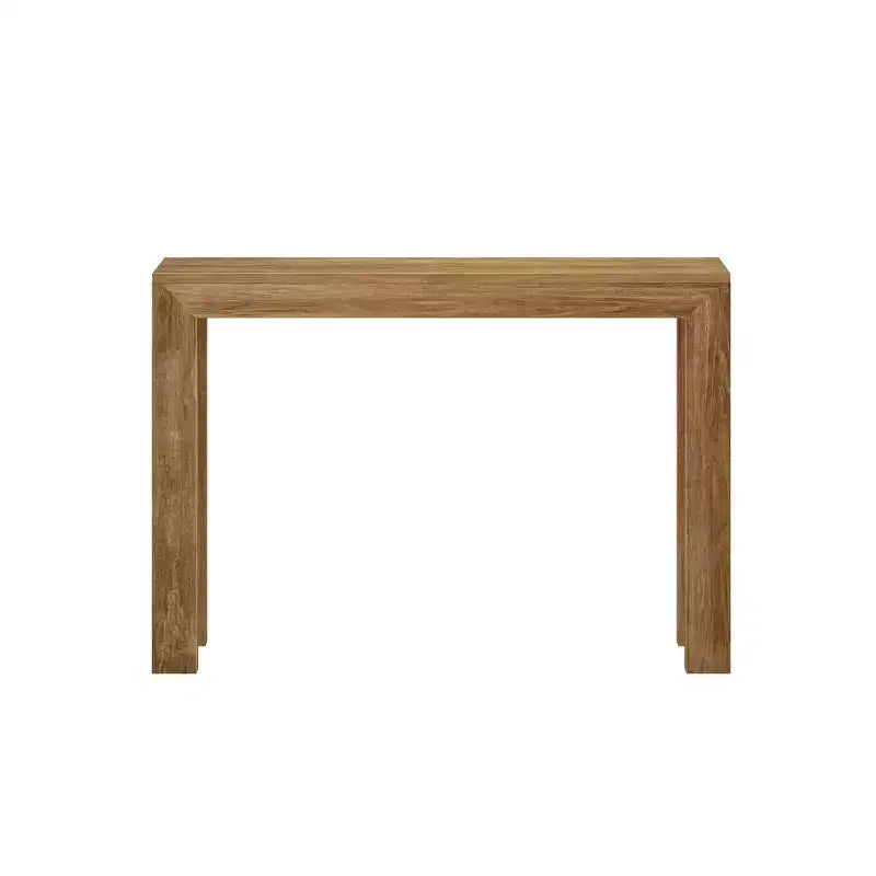 Plank+Beam 46 Table Console Moderne en Bois Massif, Table d'Entrée Étroite, Derrière le Canapé