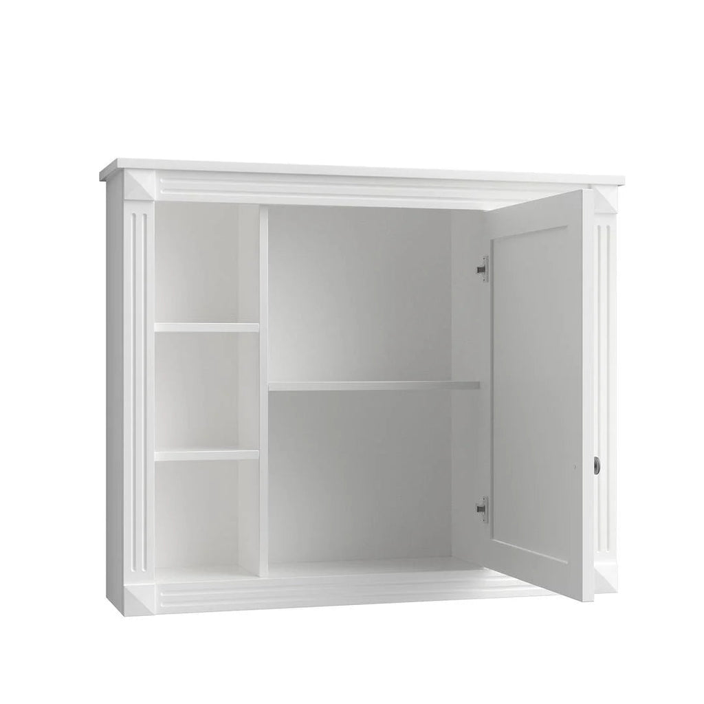 Meuble-lavabo moderne de 36 po avec vasque et armoire à miroir, 2 portes et 2 tiroirs
