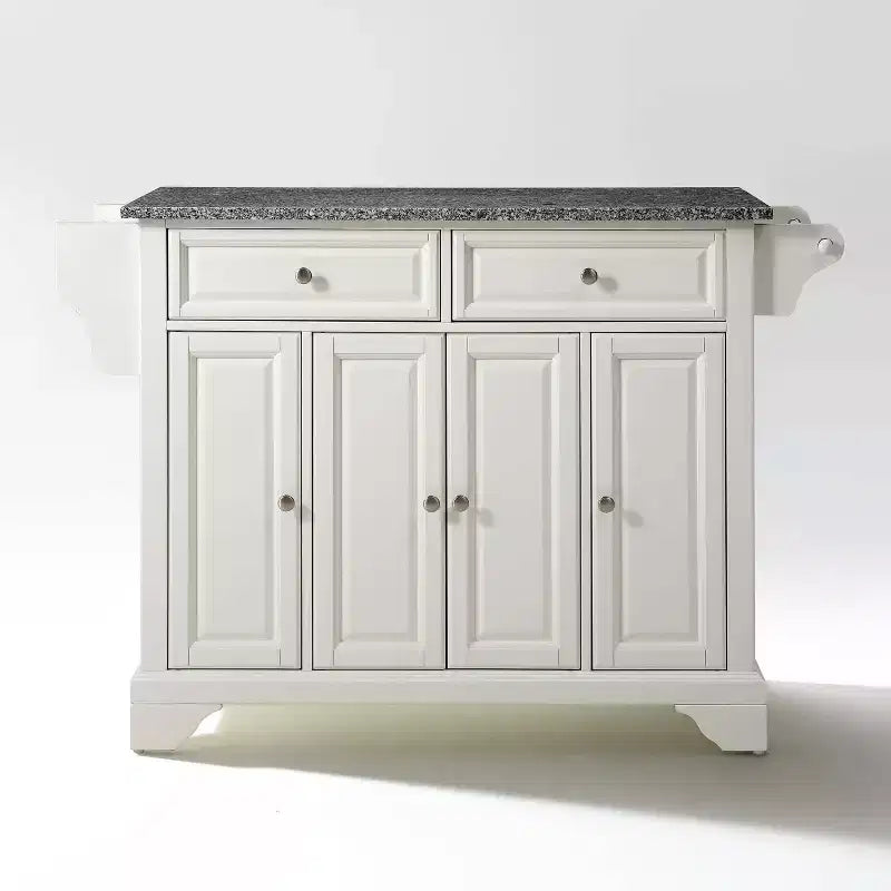 Îlot/Chariot de Cuisine Pleine Grandeur Lafayette avec Plateau en Granit Gris - Crosley