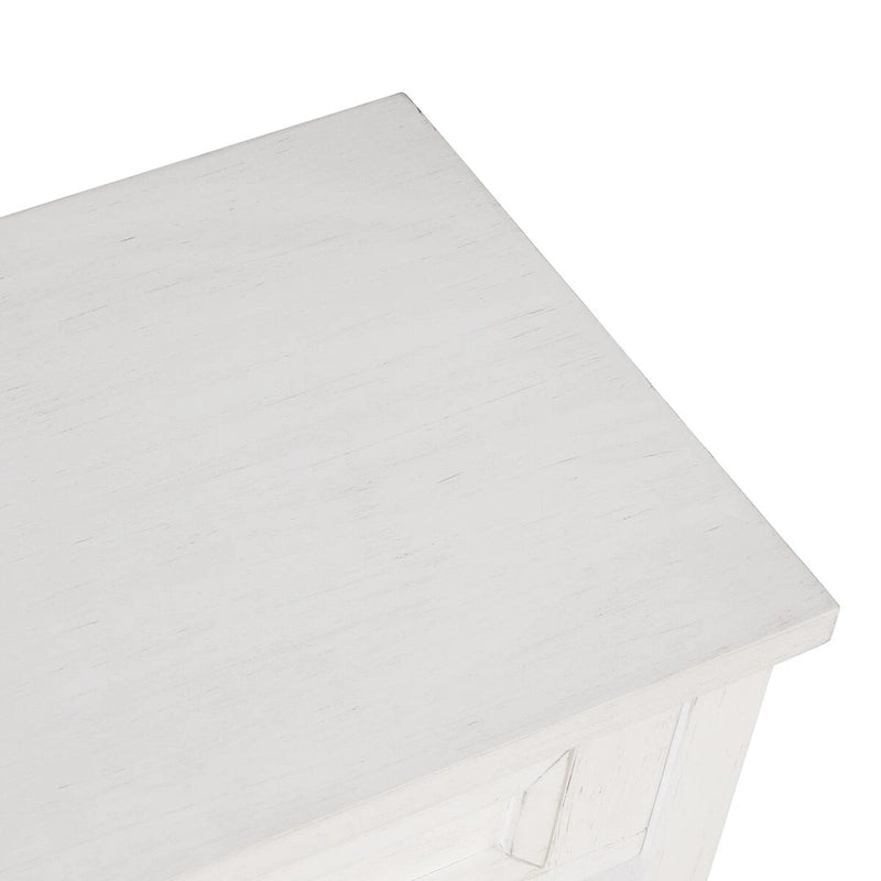 Console avec 4 tiroirs et une étagère de rangement