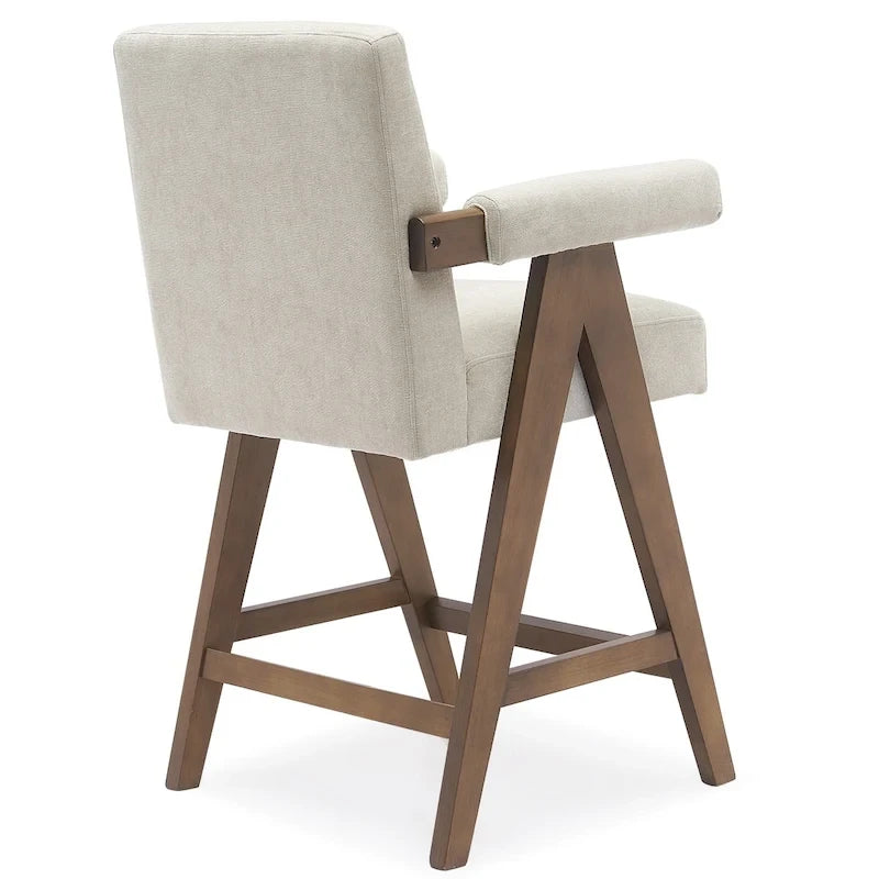 Tabouret de comptoir rembourré contemporain, unité