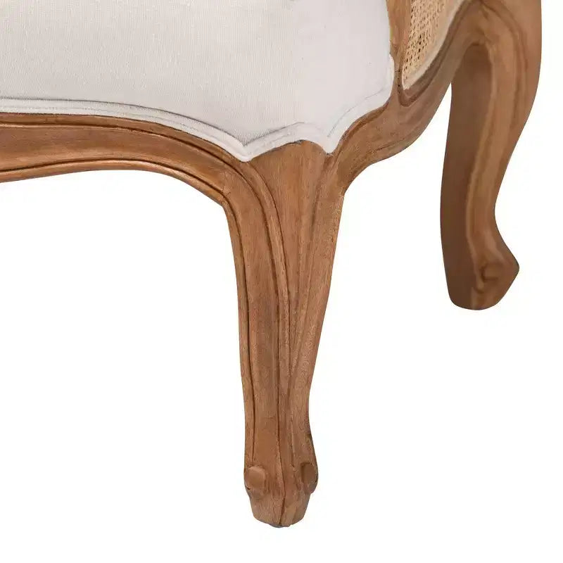 Chaise d'appoint Sylvestra Bali & Pari : assise basse, bois de bayur, rembourrage en mousse, aucun assemblage requis