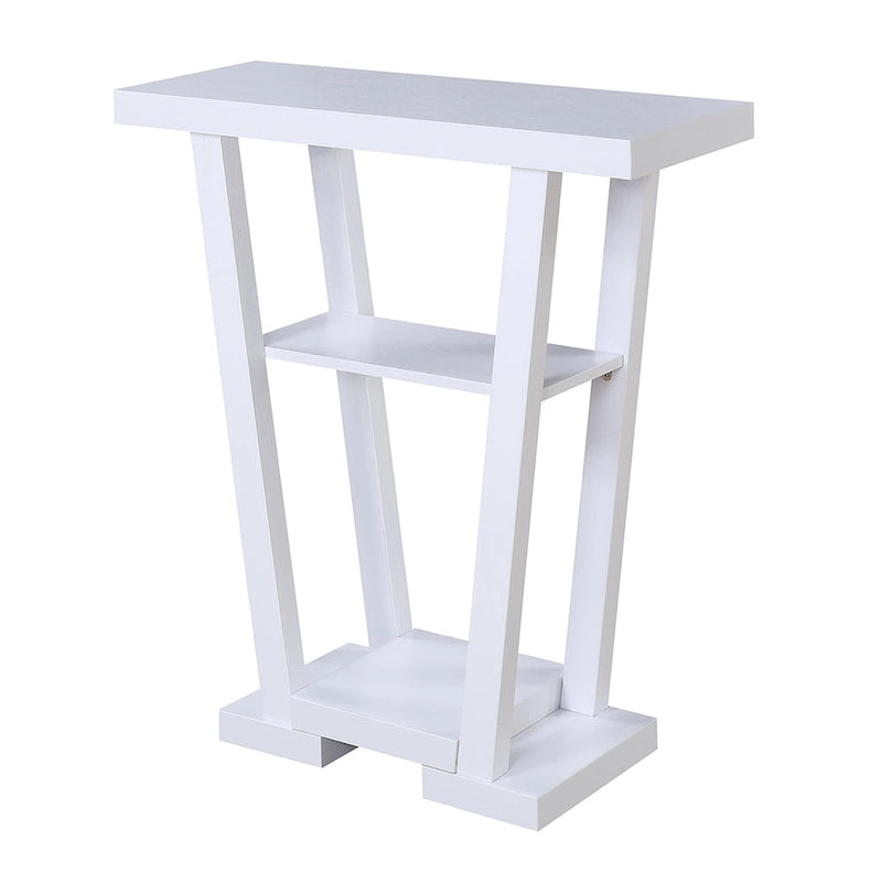 Table console Newport V avec étagères de Convenience Concepts