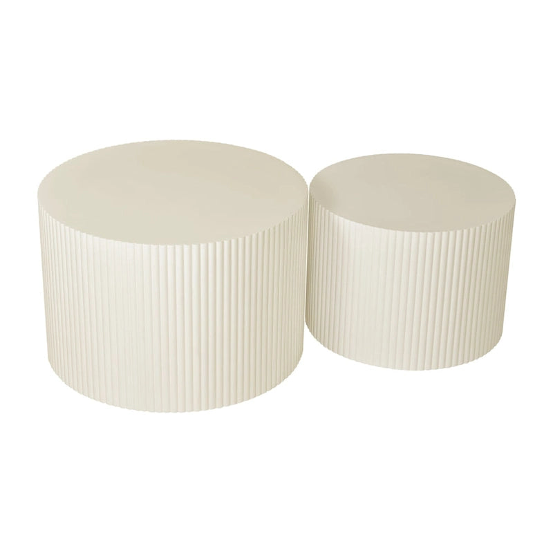 Ensemble de tables basses gigognes Wave Stripe