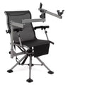 Chaise de Chasse Portable Costway avec Rotation à 360°, Pieds Réglables et Accoudoirs Porte-gobelet