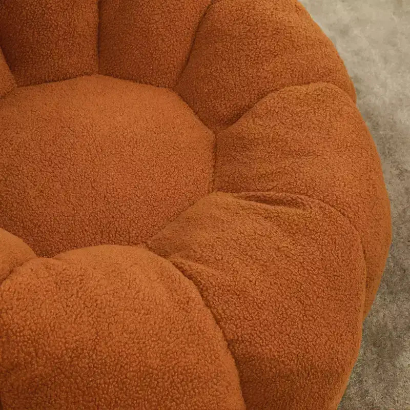 Fauteuil poire avec accoudoirs, rembourrage en mousse haute densité, fauteuil de salon paresseux pour adultes, salon