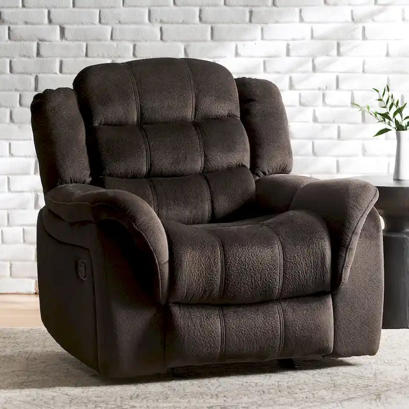 Fauteuil inclinable et relax glissant en acier Hawthorne par Christopher Knight Home