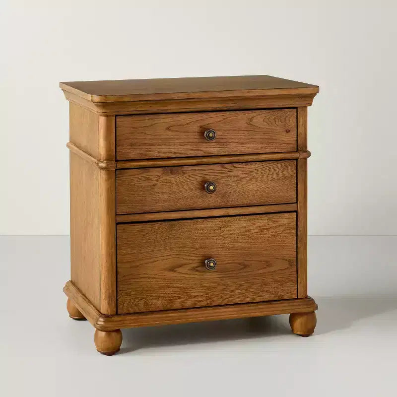 3 tables de chevet classiques en bois à 3 tiroirs - Hearth & Hand with Magnolia