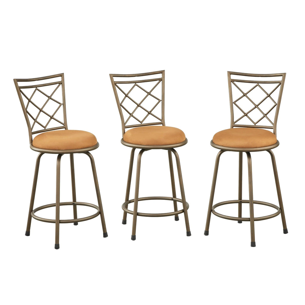 Tabourets Alyssa à hauteur réglable et pivotants Simple Living (lot de 3)