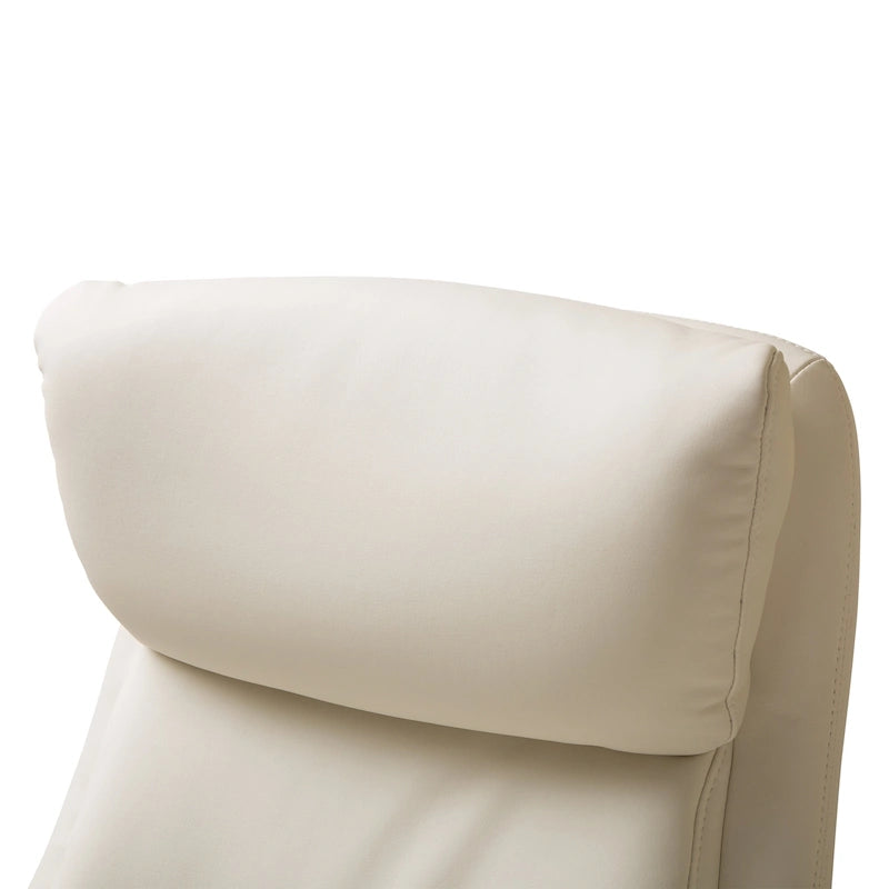 Fauteuil de bureau pivotant réglable en similicuir Glitzhome Mid-century 48 pouces