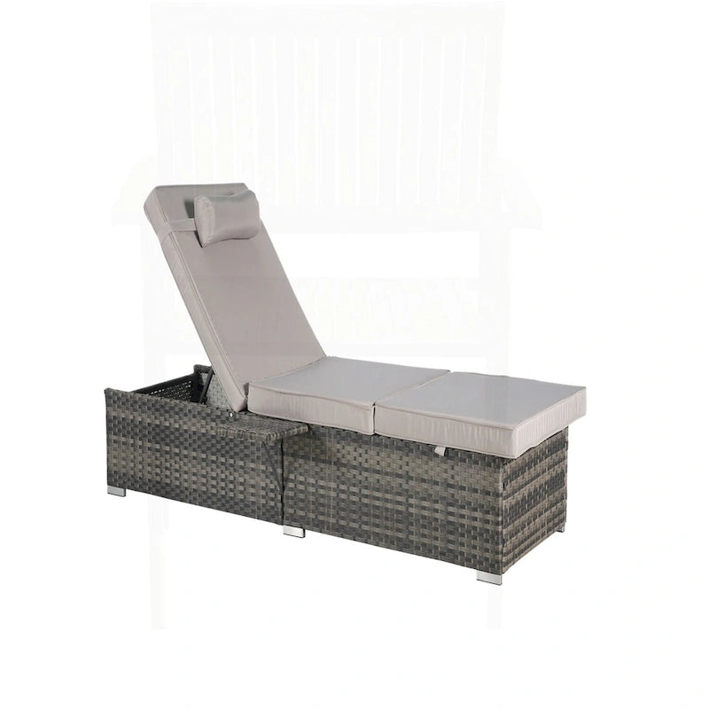 Excellent ensemble de chaises longues d'extérieur pour la relaxation et les loisirs